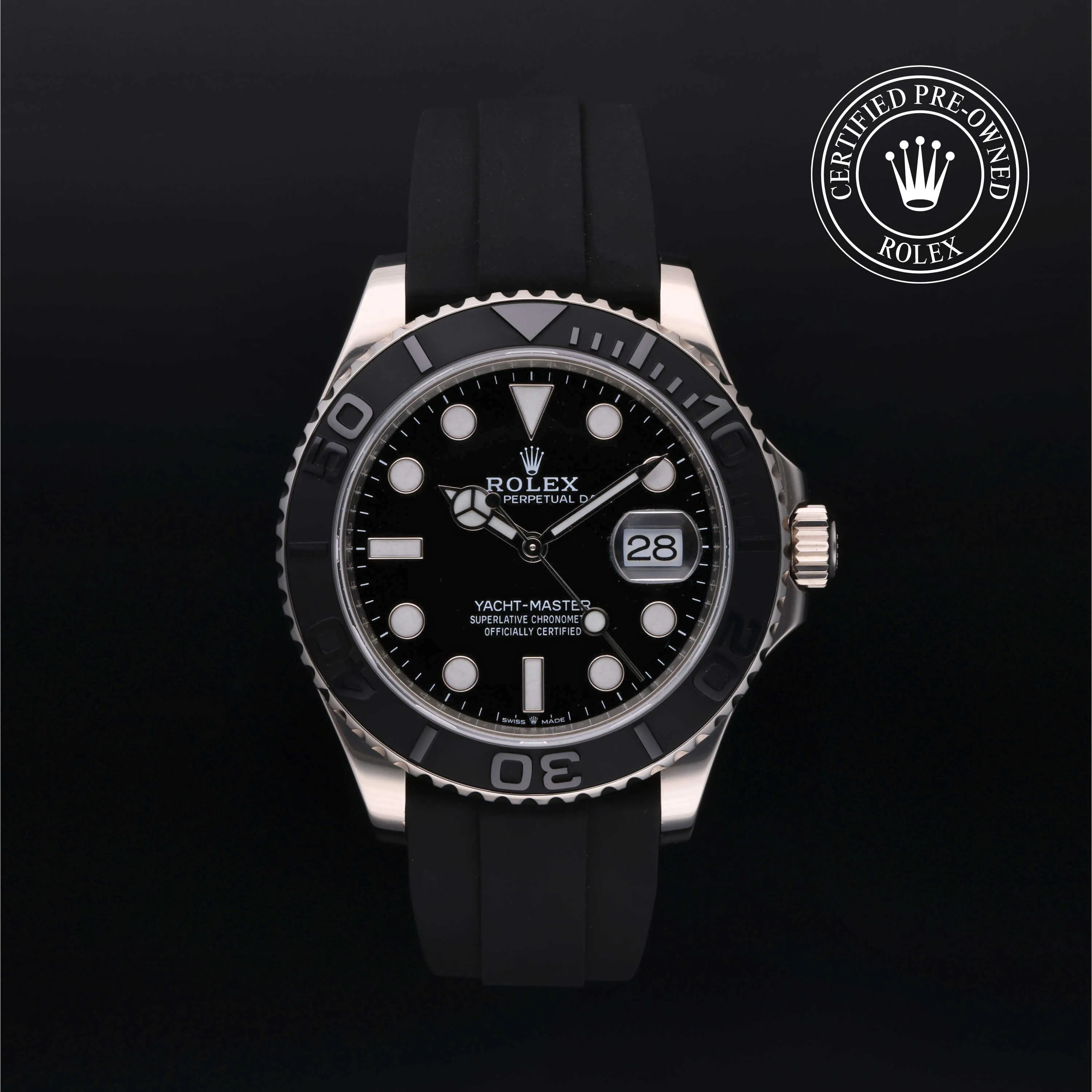 Rolex Yacht-Master 42 226659 42mm White gold and 18k white gold Black