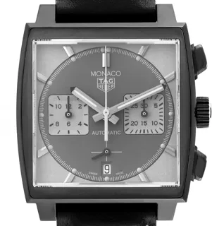 TAG Heuer Monaco Night Driver LE CBL2181 Titanium and Black DLC Gray