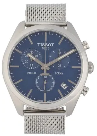 Tissot PR 100 T101417 41mm Stainless steel Blue