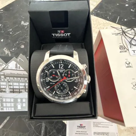 Tissot PRC 200 T055.417.16.057.00 42mm Stainless steel Black