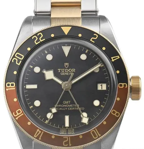 Tudor Black Bay M79833MN-0001 41mm Yellow gold and Stainless steel Black