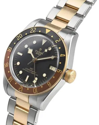 Tudor Black Bay M79833MN-0001 41mm Yellow gold and Stainless steel Black 2