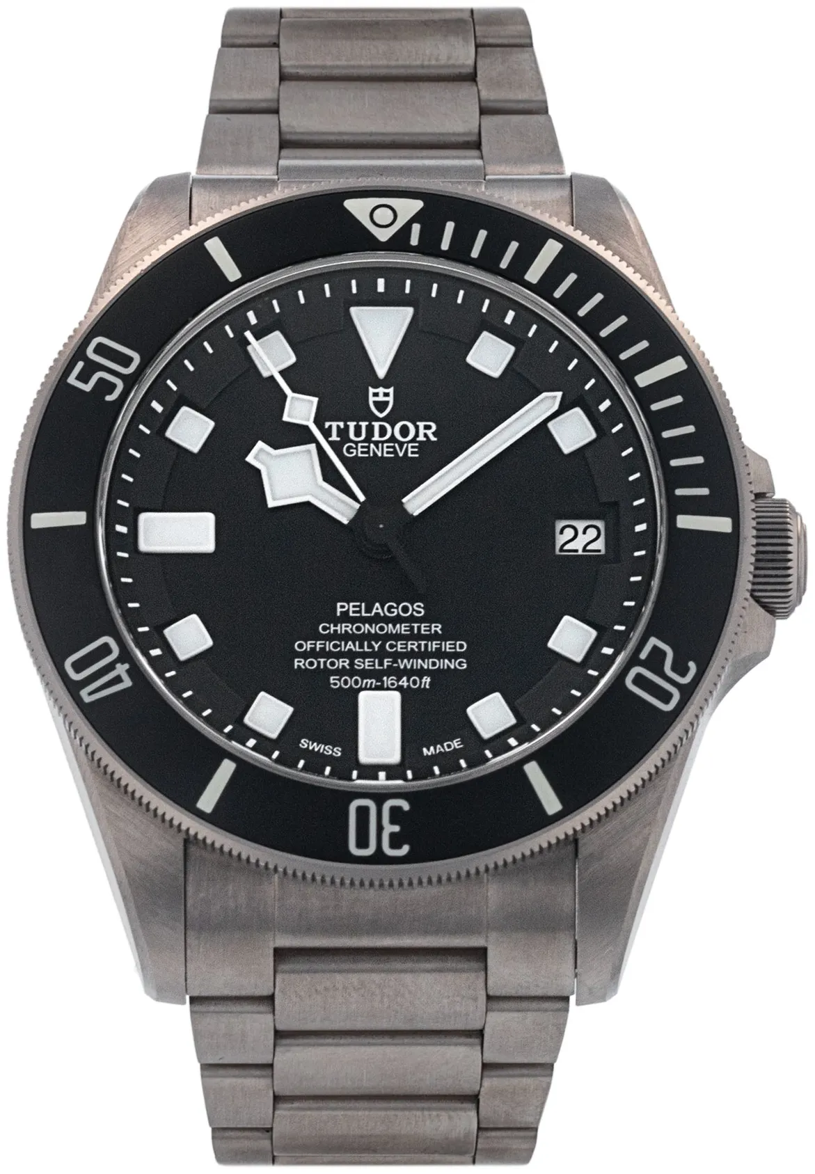 Tudor Pelagos M25600TN-0001 42mm Titanium and Stainless steel Black