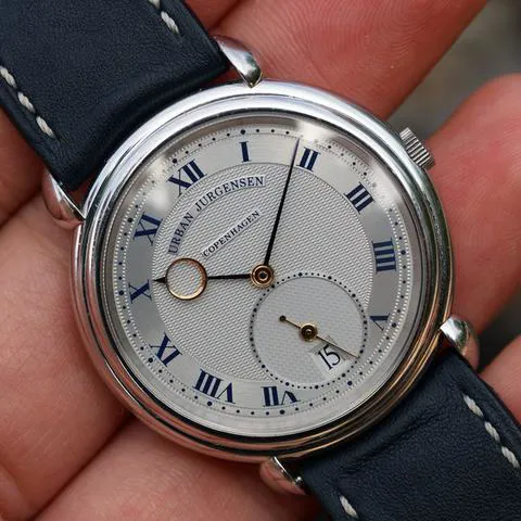 Urban Jürgensen 8 37mm Platinum Silver