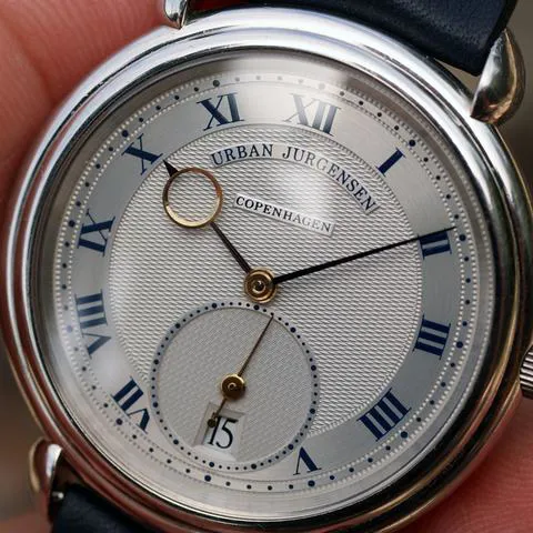 Urban Jürgensen 8 37mm Platinum Silver 5