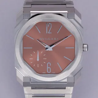 Bulgari Octo Finissimo 103856 Stainless steel Pink