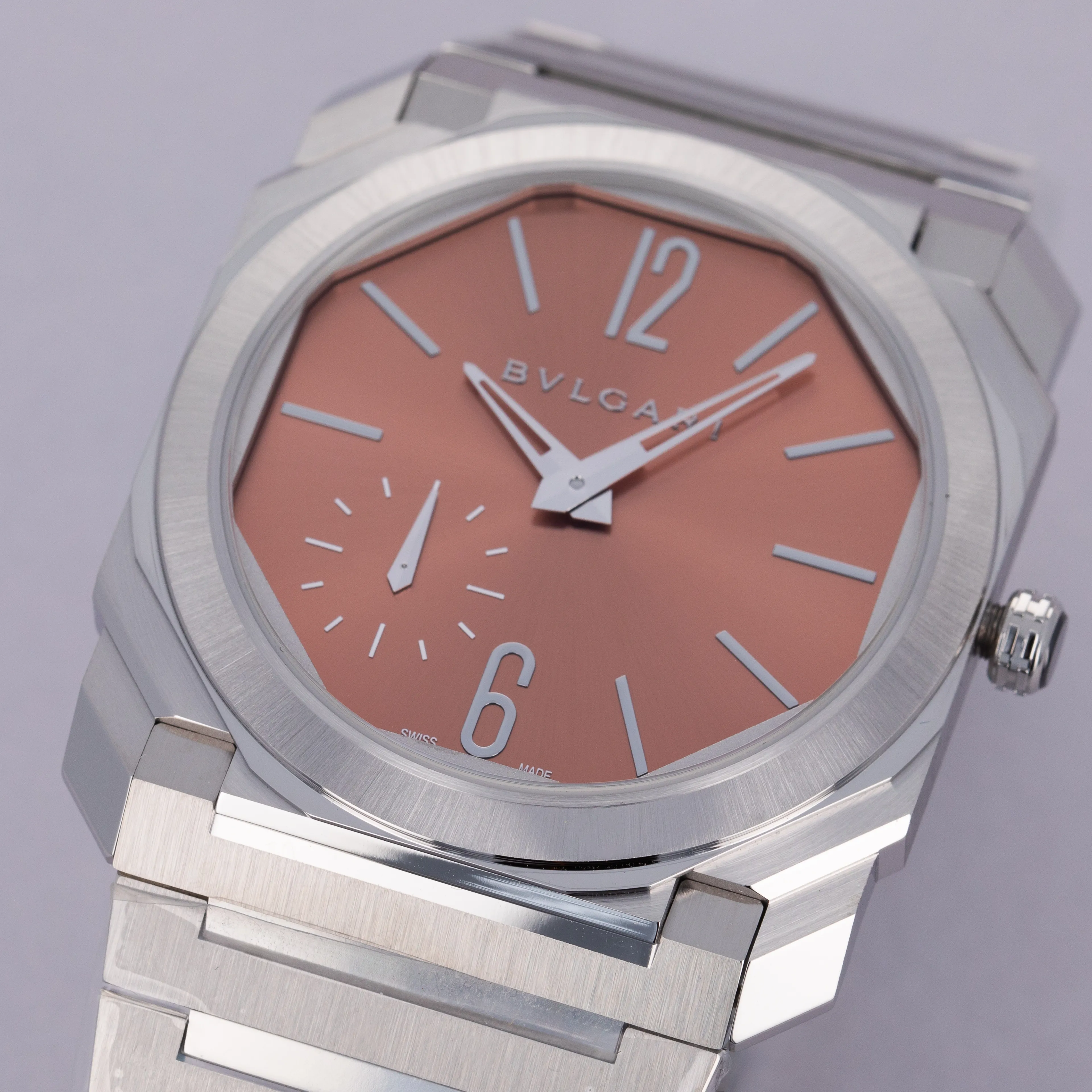 Bulgari Octo Finissimo 103856 40mm Stainless steel Pink 3