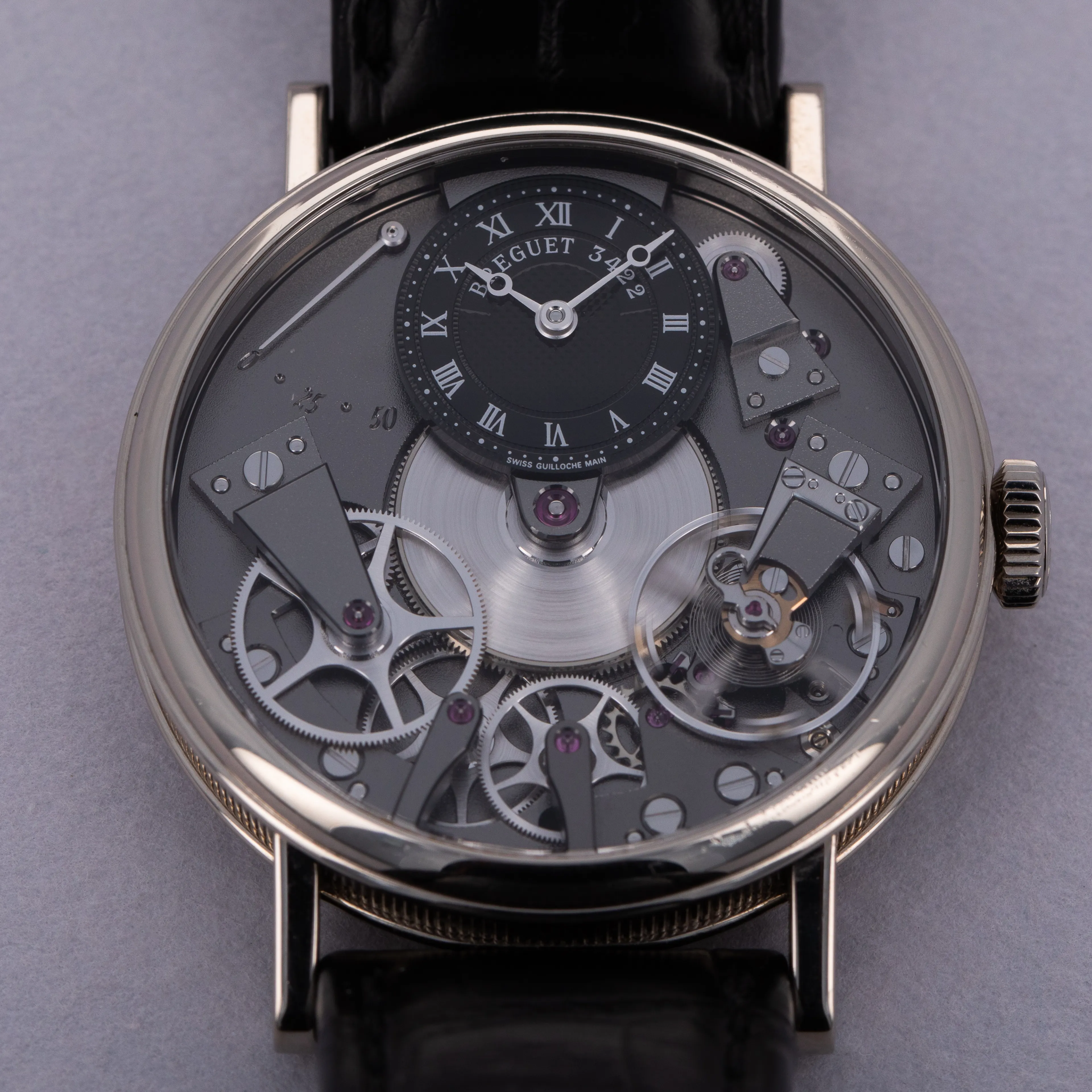 Breguet Tradition 7027BB/G9/9V6 37mm 18k white gold Black 11