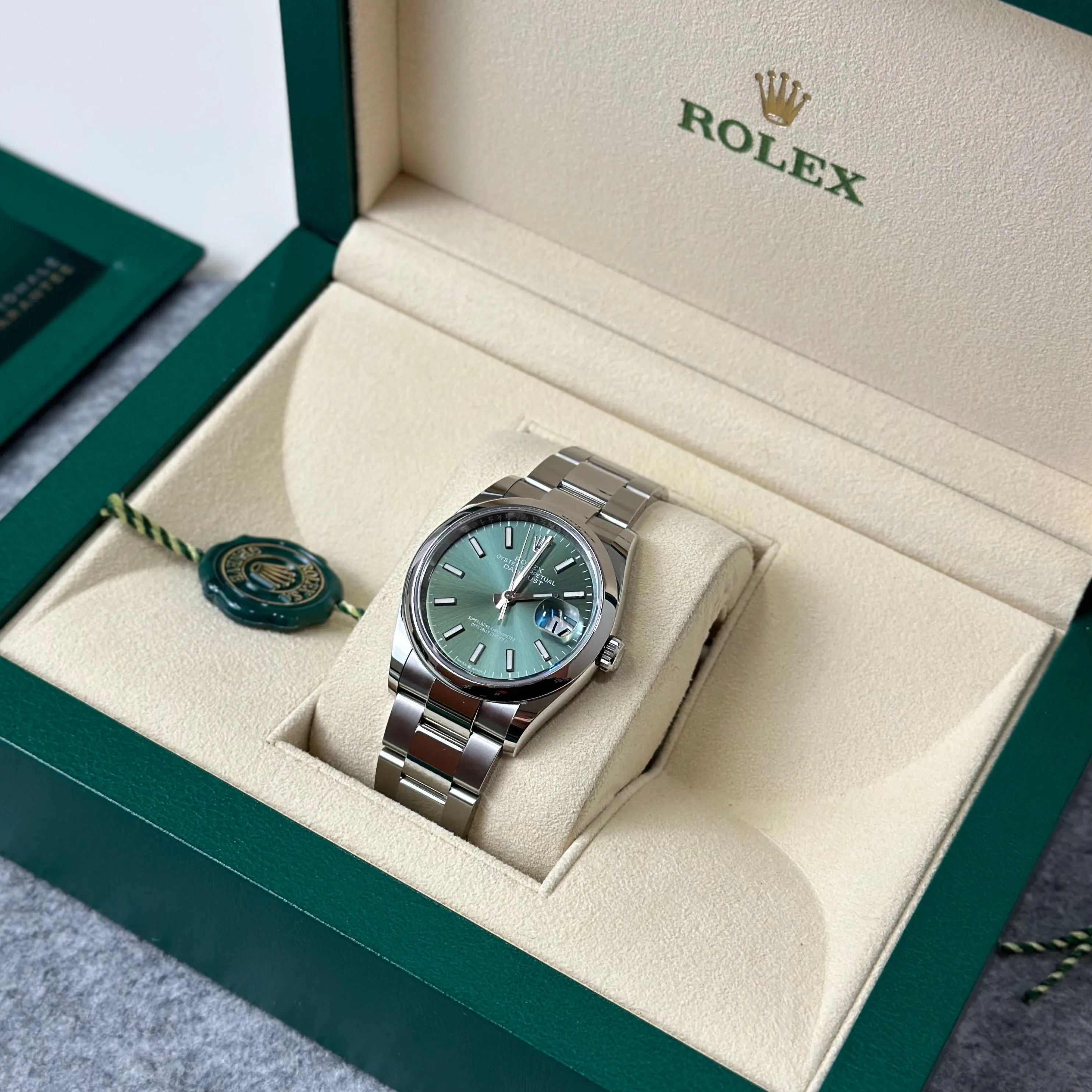 Rolex Datejust 36 126200 36mm Stainless steel Green