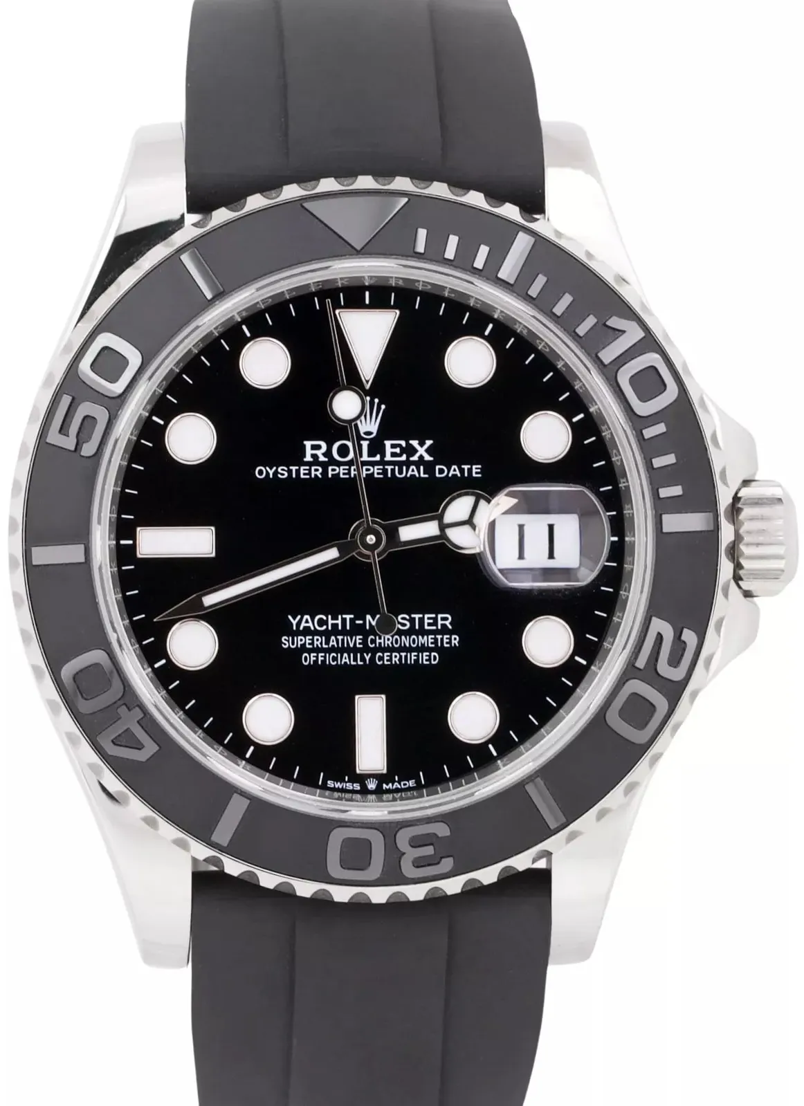 Rolex Yacht-Master 226659-0002 42mm 18k white gold Black