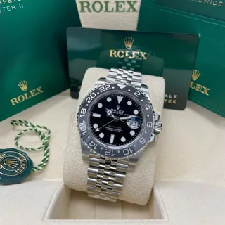 Rolex GMT-Master II 126710GRNR-0003 Stainless steel Black