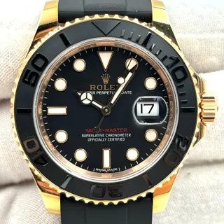 Rolex Yacht-Master 116655-0001 Ceramic and Rose gold Black