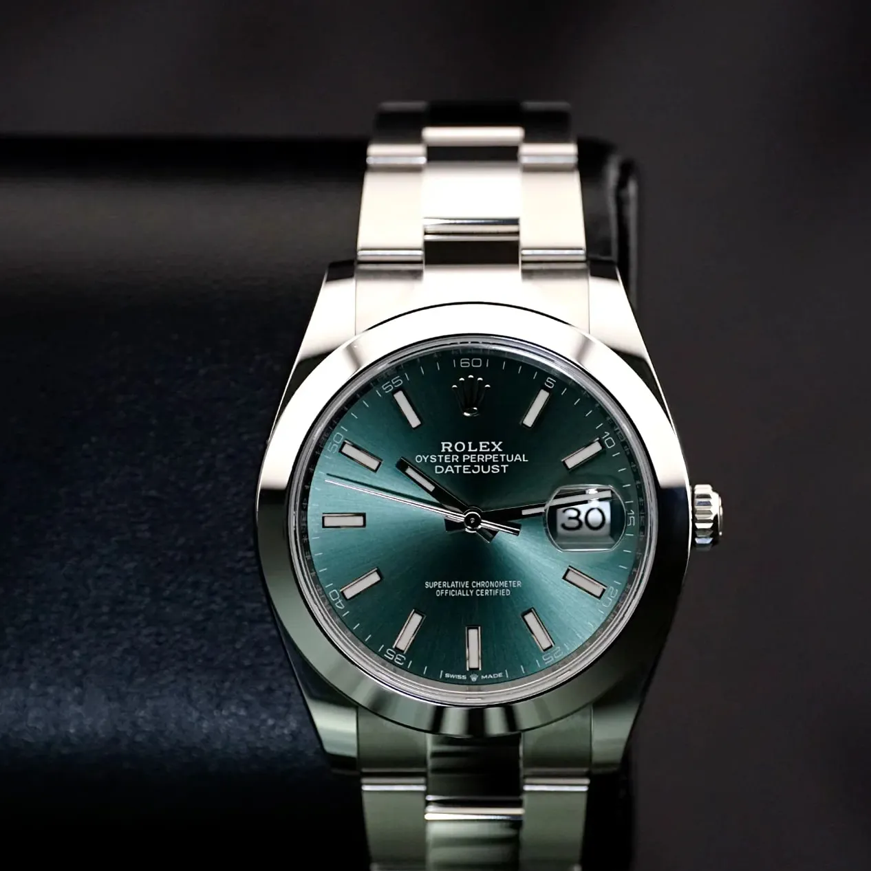 Rolex Datejust 126300-0019 41mm Oystersteel Green