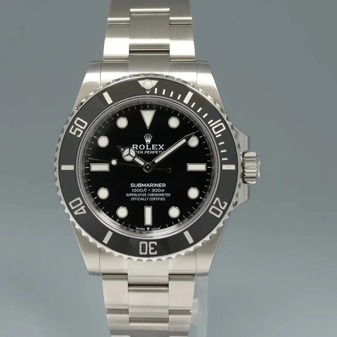 Rolex Submariner 124060-0001 41mm Oystersteel Black