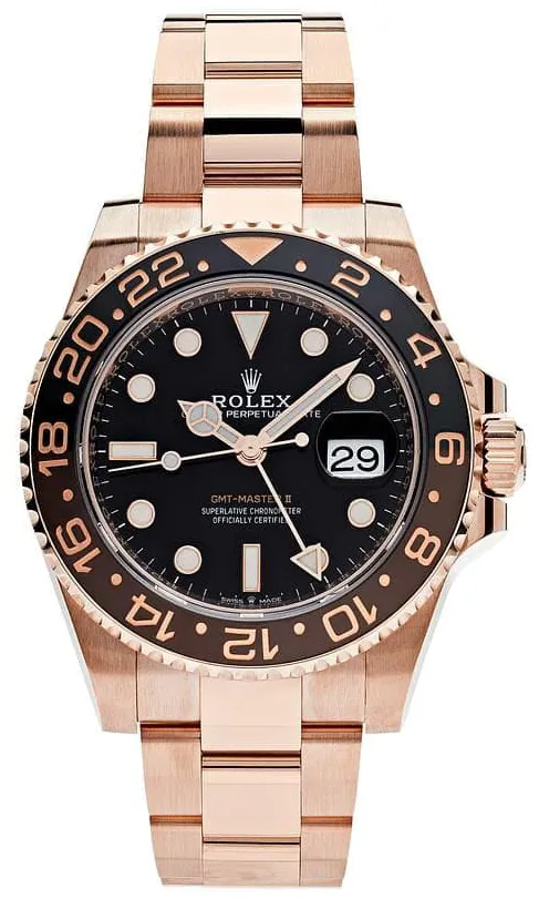 Rolex GMT-Master II 126715CHNR-0001 40mm Everose gold Black