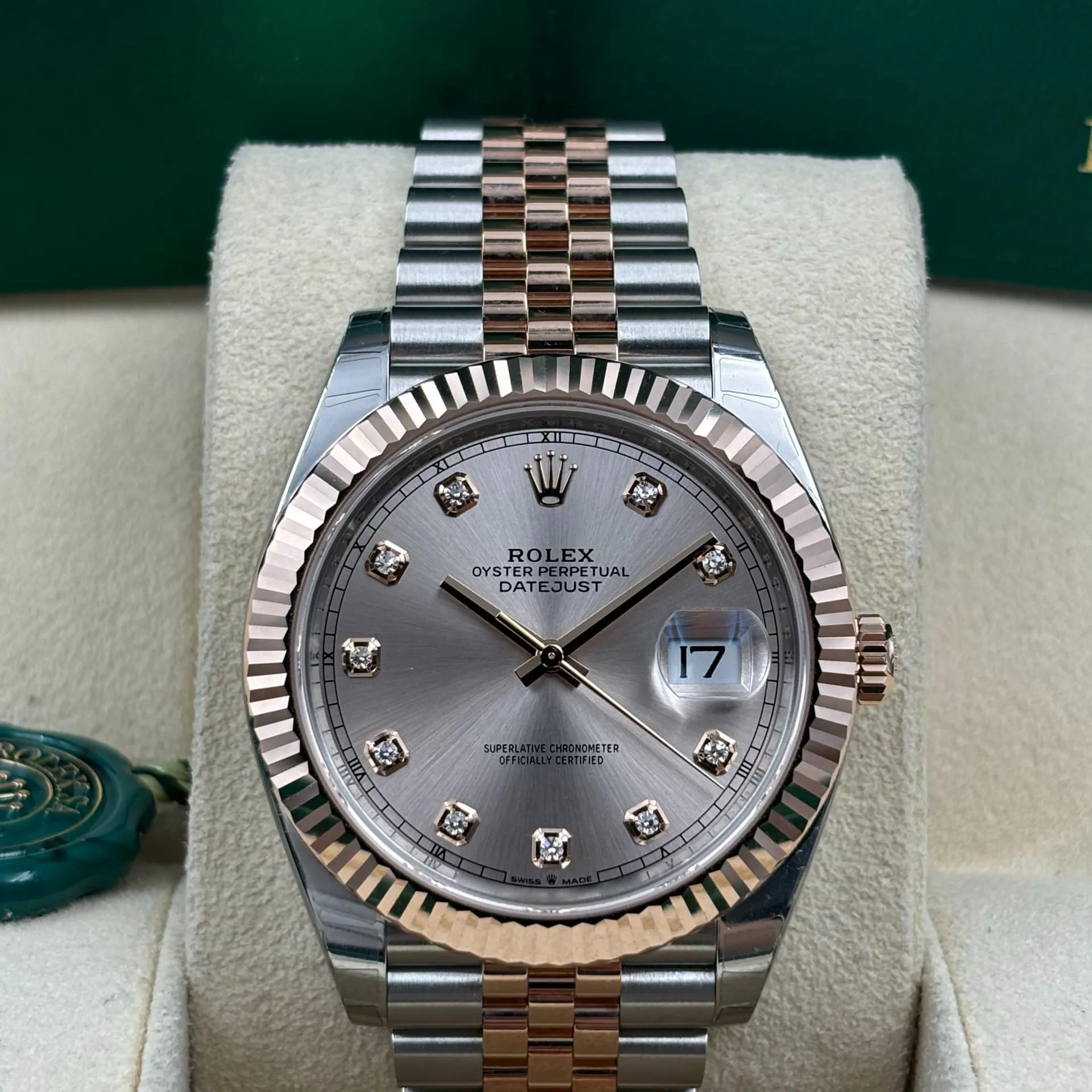 Rolex Datejust 41 126331-0008 41mm Oystersteel and Everose gold Pink