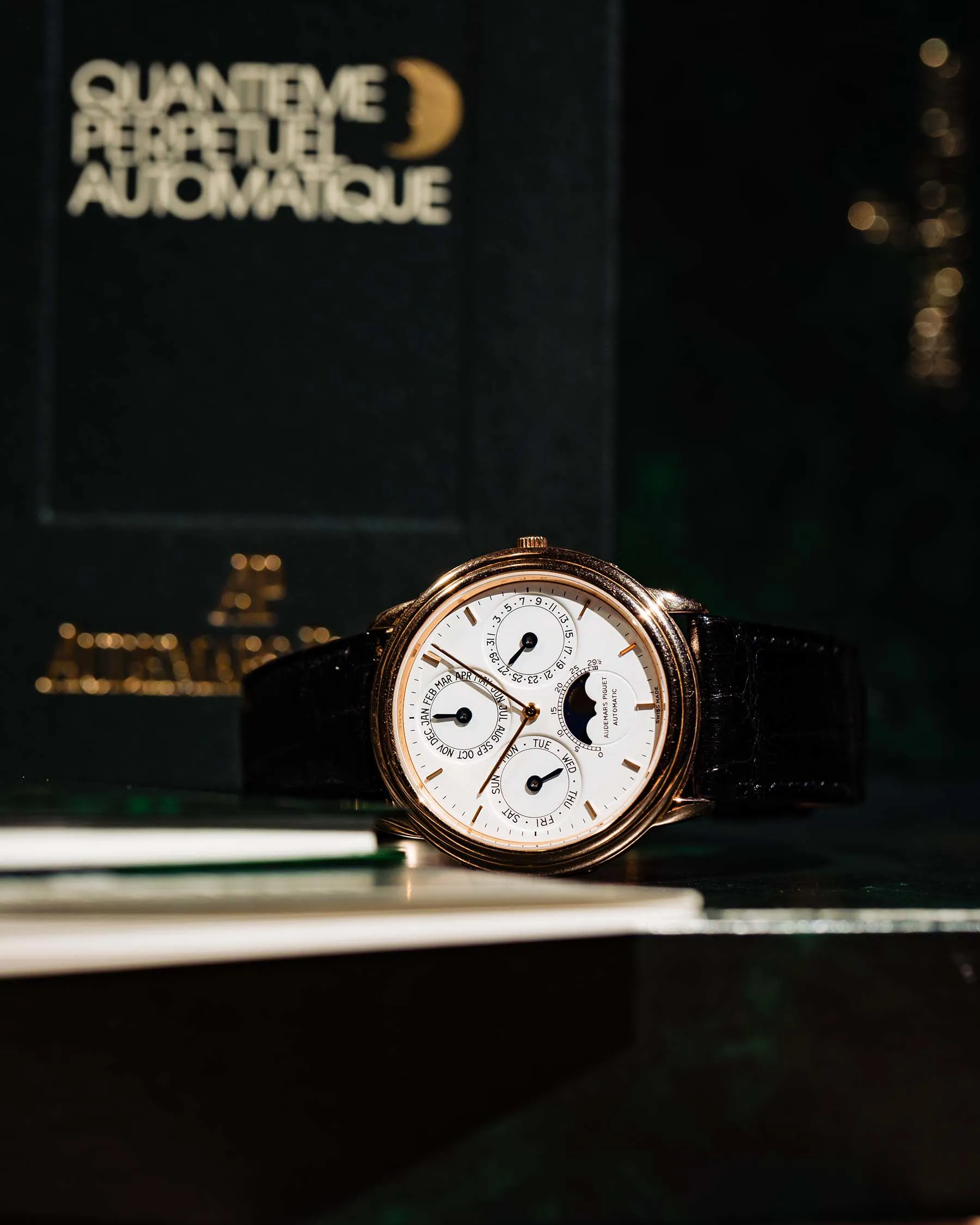 Audemars Piguet Quantiême Perpetual 5548 36mm Rose gold and 18k rose gold White 6