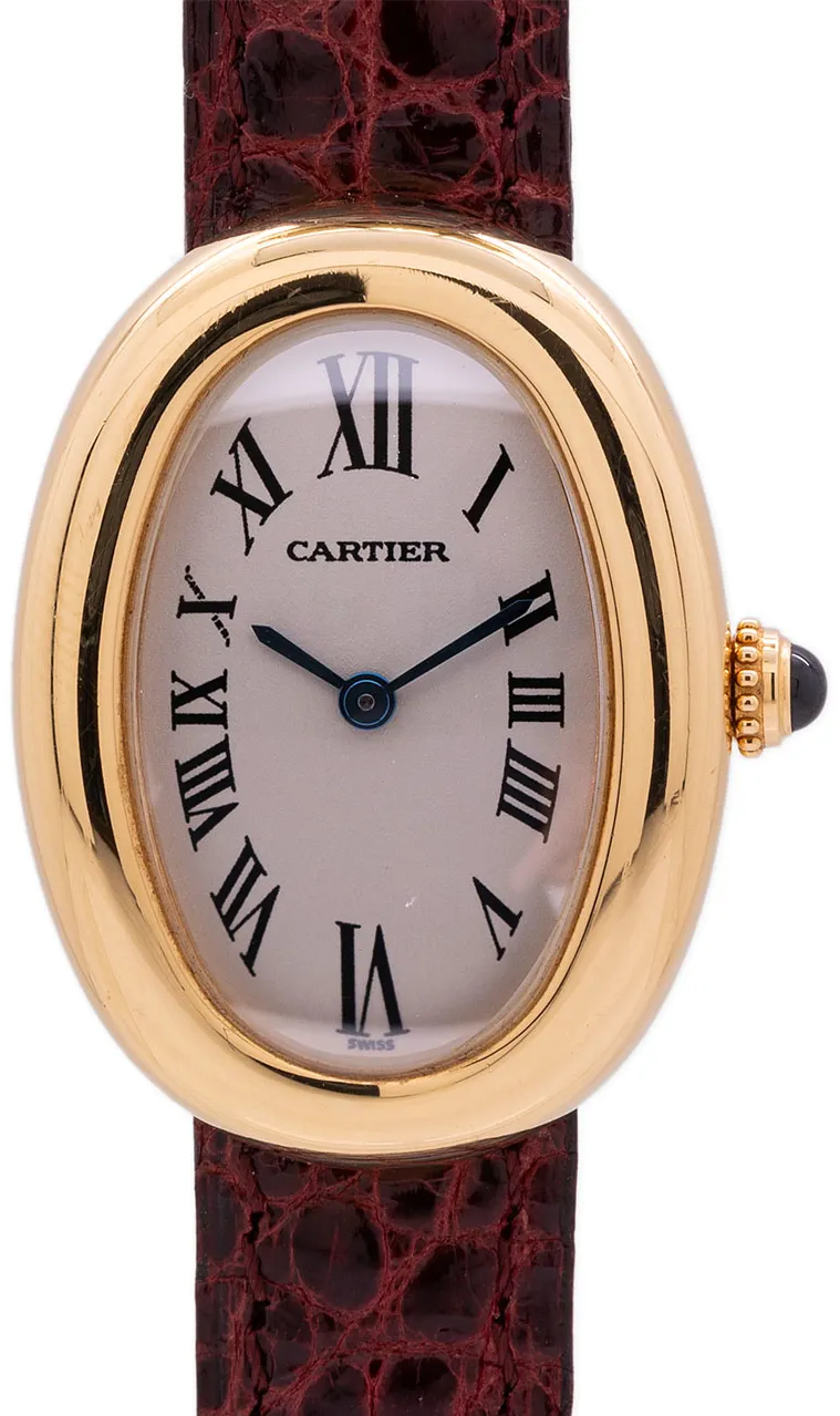 Cartier Baignoire 1954 22mm 18K YG White