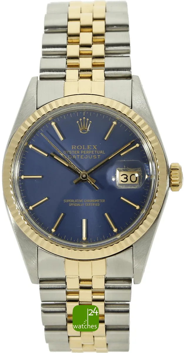 Rolex Datejust 36 16013 36mm Stainless steel Blue