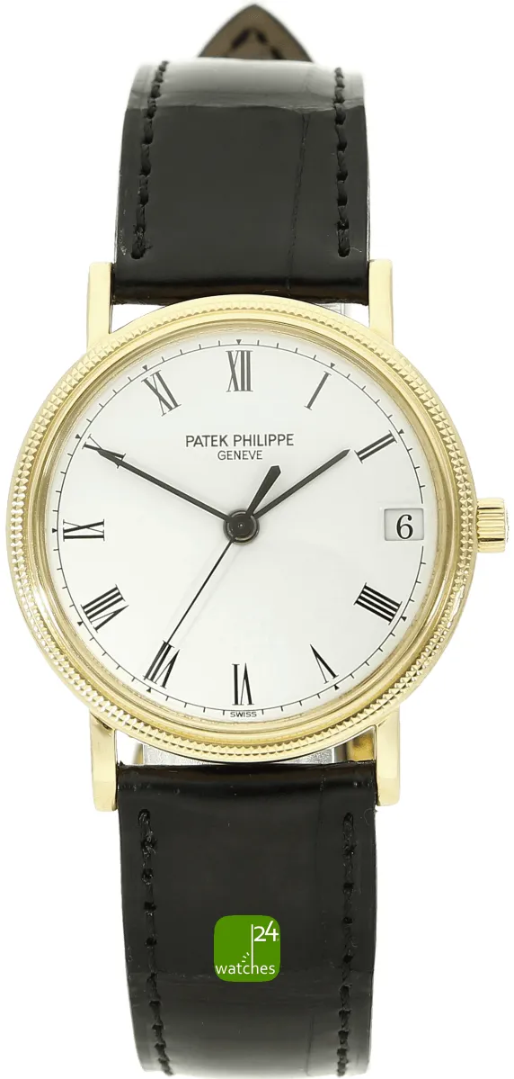 Patek Philippe Calatrava 3802/200 33mm Yellow gold White