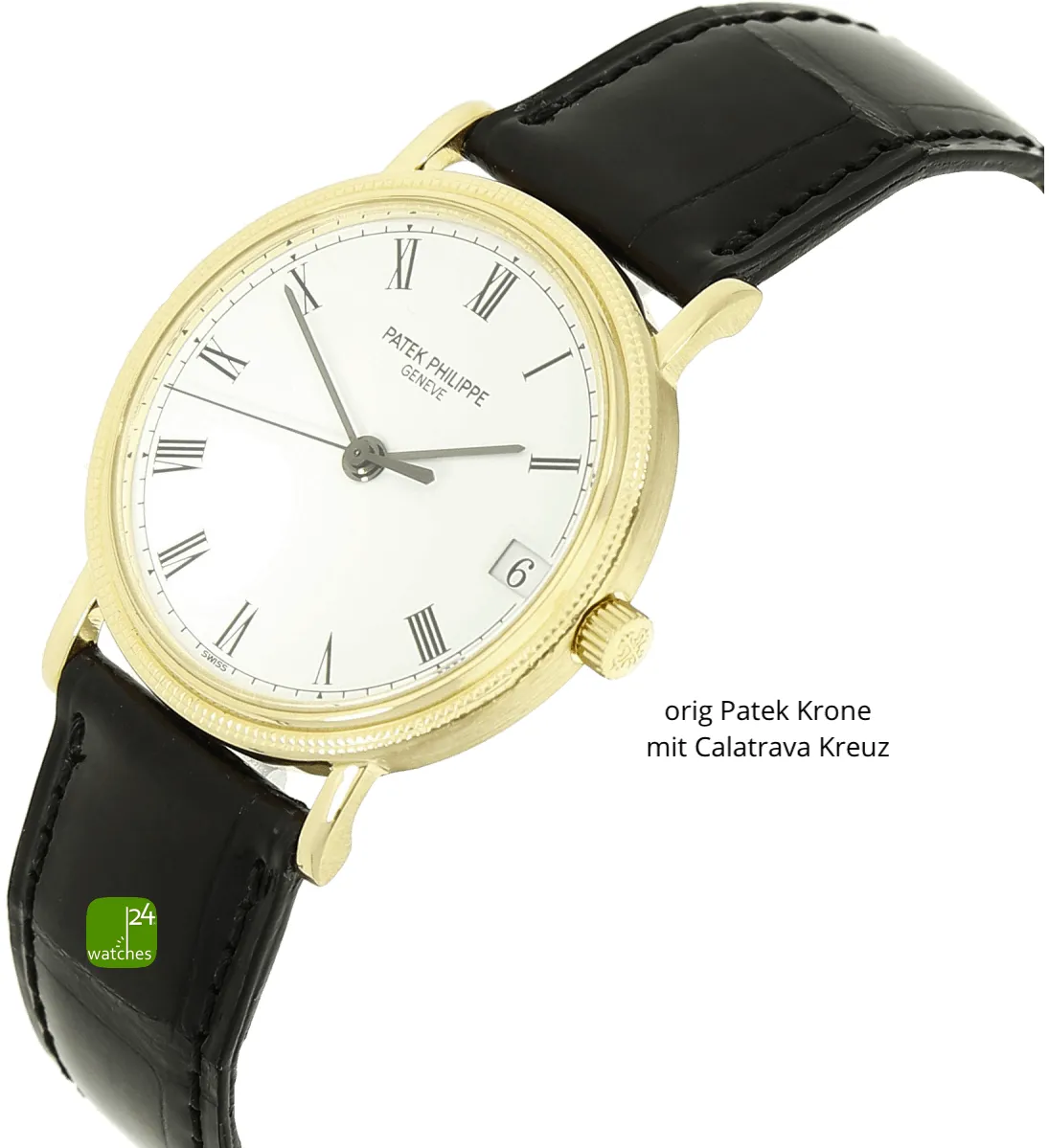 Patek Philippe Calatrava 3802/200 33mm Yellow gold White 8