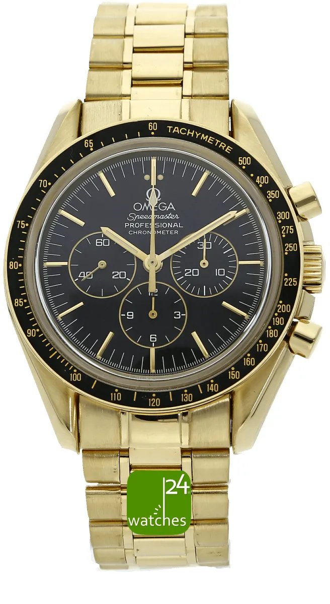 Omega Speedmaster Moonwatch 3194.50.00 42mm Yellow gold Black