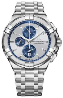 Maurice Lacroix AIKON AI1018-SS002-131-1 Stainless steel Blue and Silver