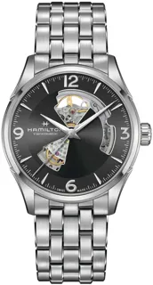 Hamilton Jazzmaster Open Heart H32705181 Stainless steel Gray