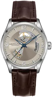 Hamilton Jazzmaster Open Heart H32705521 Stainless steel Beige