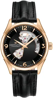 Hamilton Jazzmaster Open Heart H32735731 Stainless steel Black