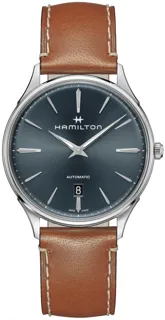 Hamilton Jazzmaster Thinline H38525541 Stainless steel Blue