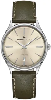 Hamilton Jazzmaster Thinline H38525811 Stainless steel White