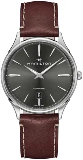 Hamilton Jazzmaster Thinline H38525881 Stainless steel Gray