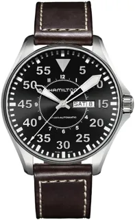 Hamilton Khaki H64715535 Stainless steel Black