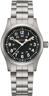 Hamilton Khaki Field H69439131 Stainless steel Black