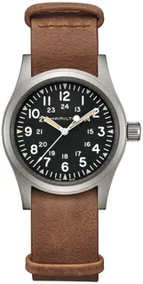 Hamilton Khaki Field H69439531 Stainless steel Black