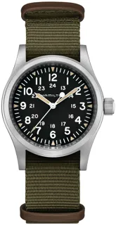 Hamilton Khaki Field H69439931 Stainless steel Black