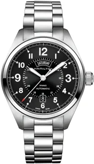 Hamilton Khaki Field H70505133 Stainless steel Black