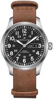 Hamilton Khaki Field H70535531 Stainless steel Black