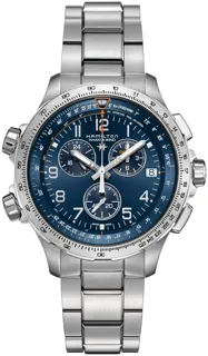 Hamilton Khaki Aviation H77922141 Stainless steel Blue