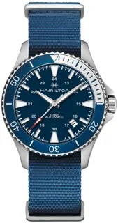 Hamilton Khaki Navy H82345941 Stainless steel Blue