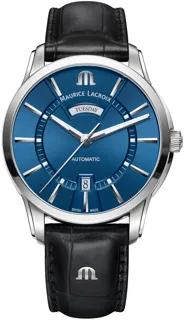 Maurice Lacroix Pontos PT6358-SS001-430-1 Stainless steel Blue