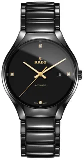 Rado True R27056712 Ceramic and Titanium and PVD Black