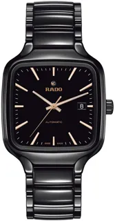 Rado True Square R27078162 Black ceramic Black