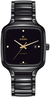 Rado True Square R27078722 Black ceramic Black