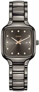 Rado True Square R27079702 Ceramic and Titanium Gray