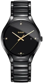 Rado True R27238712 Ceramic and Titanium and PVD Black