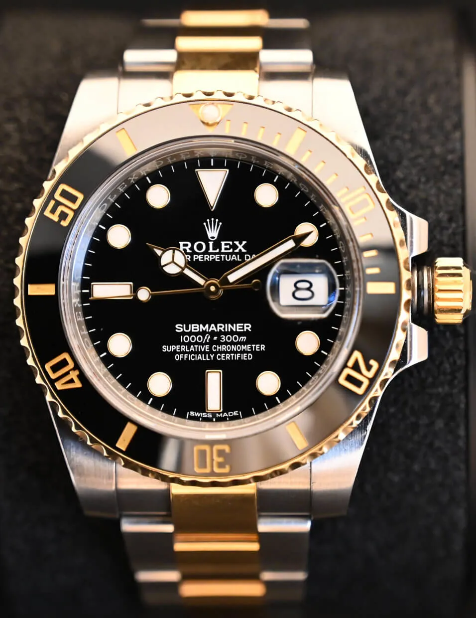 Rolex Submariner 116613LN 40mm Yellow gold and Stainless steel Black