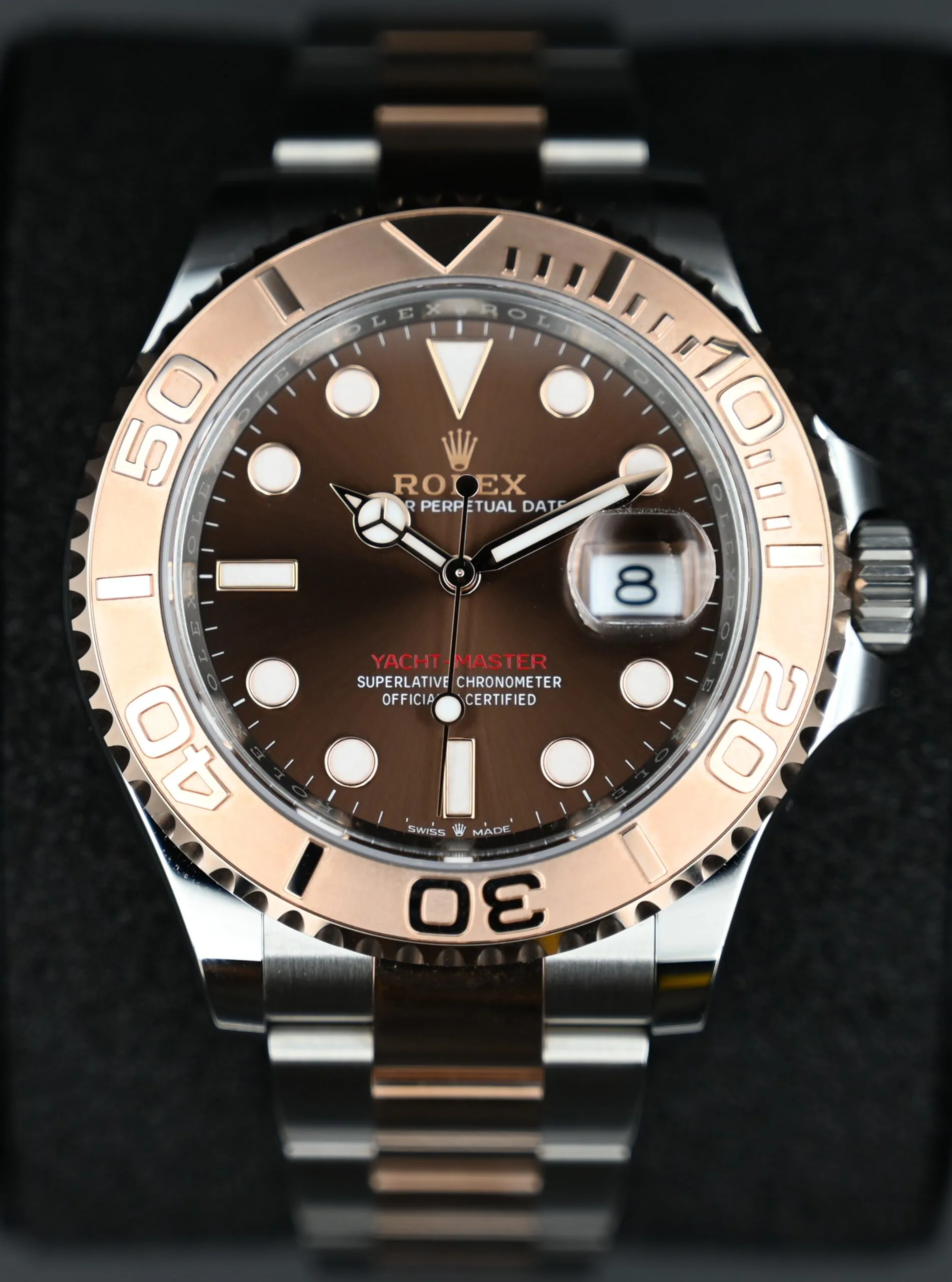 Rolex Yacht-Master 40 126621 40mm Rose gold and Stainless steel Brown