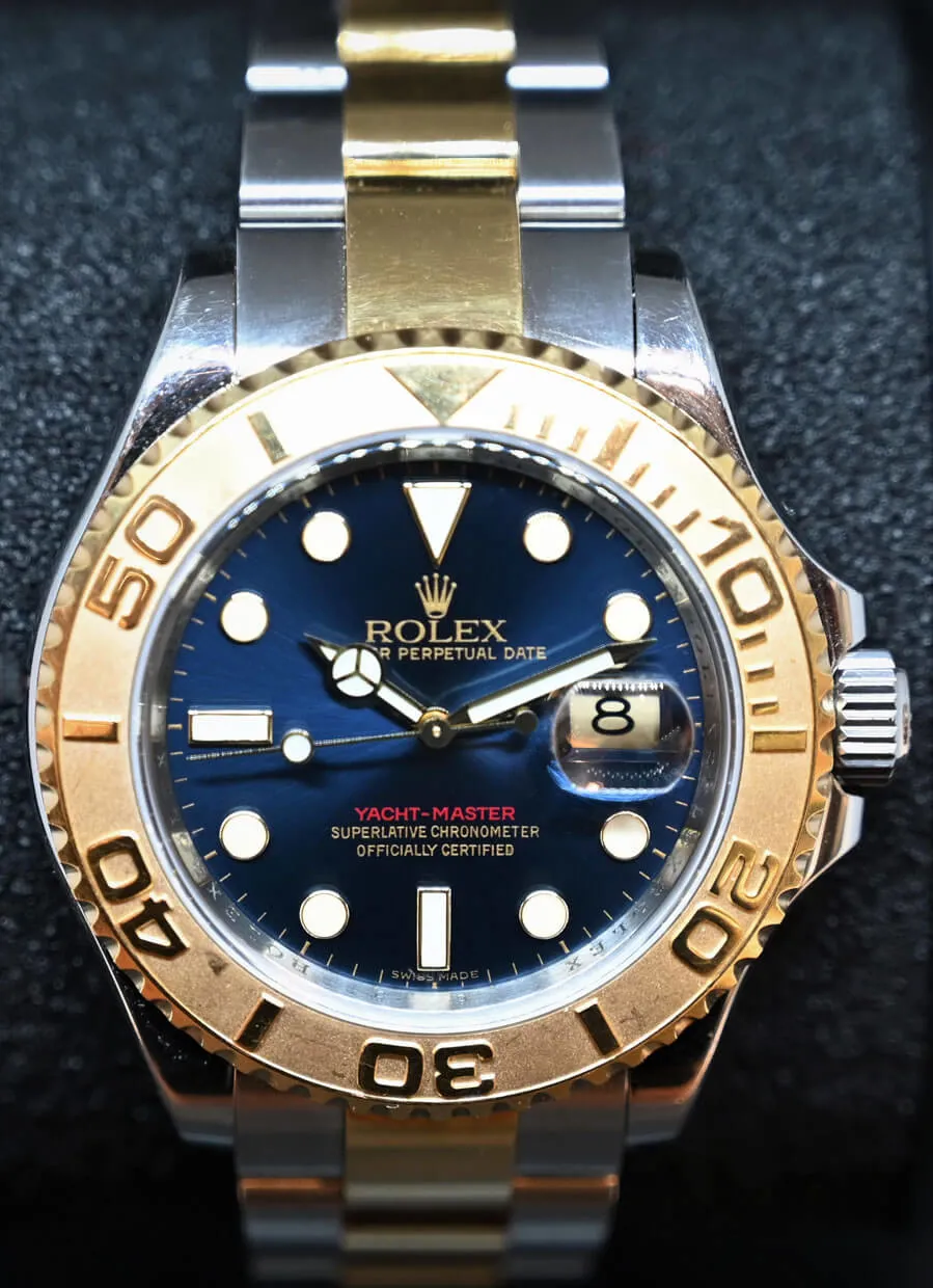 Rolex Yacht-Master 40 16623 40mm Yellow gold and Stainless steel Blue